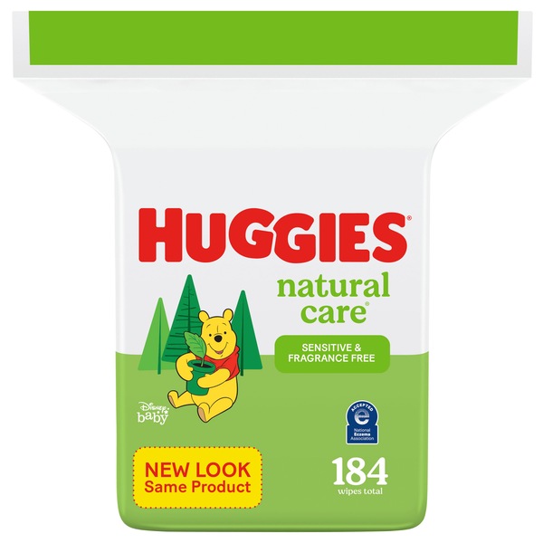 Huggies Unscented Baby Wipes, 184 CT