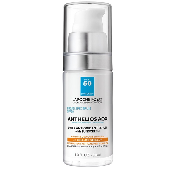 La Roche-Posay Anthelios AOX Antioxidant Face Serum Sunscreen, SPF 50, 1 OZ