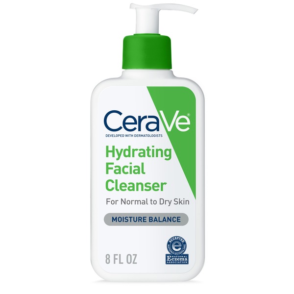 CeraVe - Limpiador facial hidratante para piel normal a seca