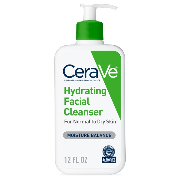 CeraVe - Limpiador facial hidratante para piel normal a seca