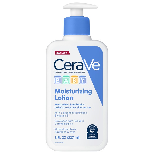 CeraVe Baby Moisturizing Cream Lotion, Moisturizes and Protects Skin