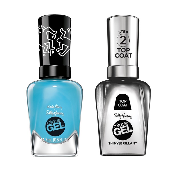Sally Hansen Miracle Gel x Keith Haring Collection Duo Pack, Contempor-airy + Top Coat