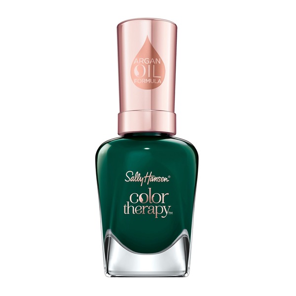 Sally Hansen Color Therapy Nail Polish, Serene Green, 0.5 OZ