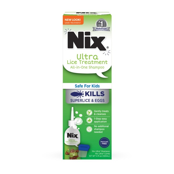 Nix Ultra Shampoo Lice Treatment Kit, 4 OZ