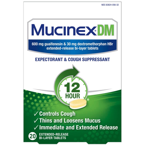 Mucinex DM 12HR Expectorant & Cough Suppressant