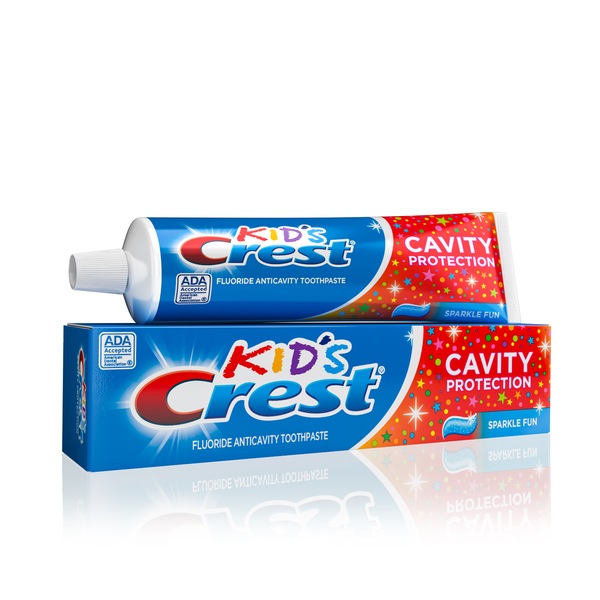 Crest Kids Cavity Protection Fluoride Toothpaste, Sparkle Fun, 4.6 OZ