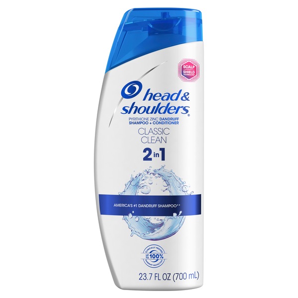 Head & Shoulders Classic Clean 2-in-1 Fresh Scent Dandruff Shampoo + Conditioner, 23.7 OZ
