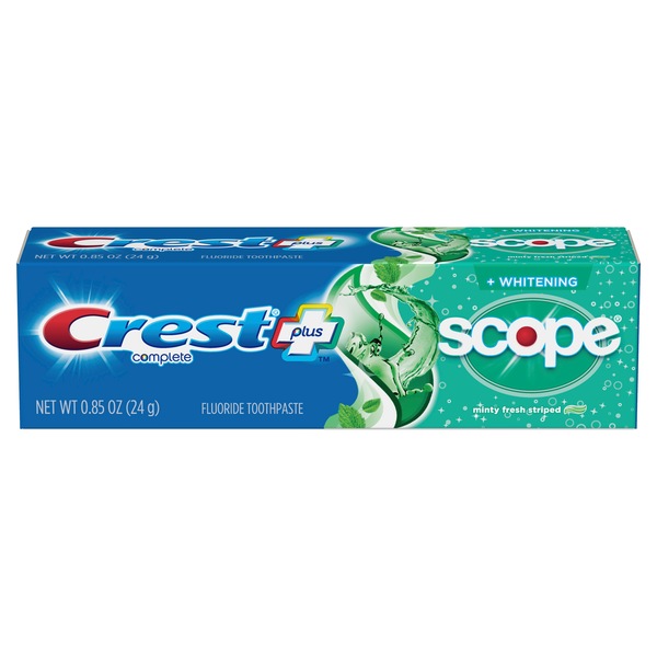Crest Complete plus Scope Whitening Fluoride Toothpaste, Minty Fresh