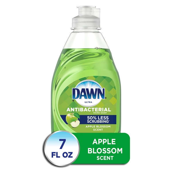 Dawn Ultra Antibacterial Dishwashing Liquid Dish Soap, Apple Blossom Scent