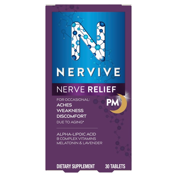 Nervive Nerve Relief PM Tablets, 30 CT