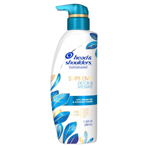 Head & Shoulders Supreme Detox & Hydrate Shampoo, 11.8 OZ