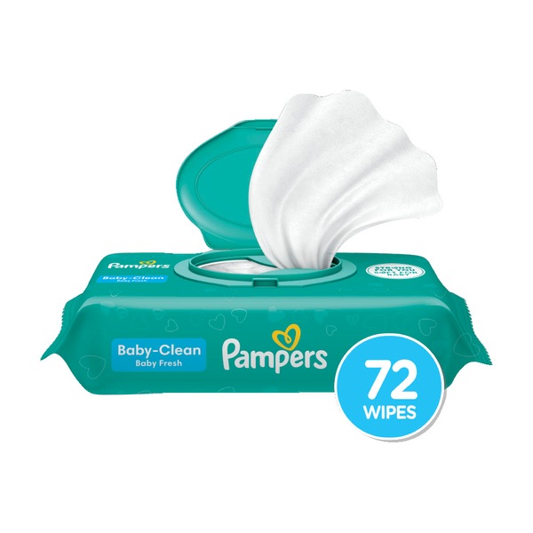 Pampers Baby Fresh Wipes, 72 CT