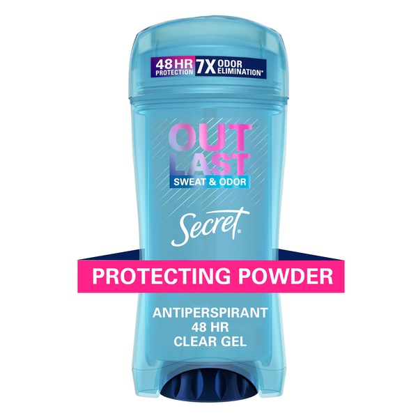 Secret Outlast 48-Hour Clear Gel Antiperspirant & Deodorant Stick