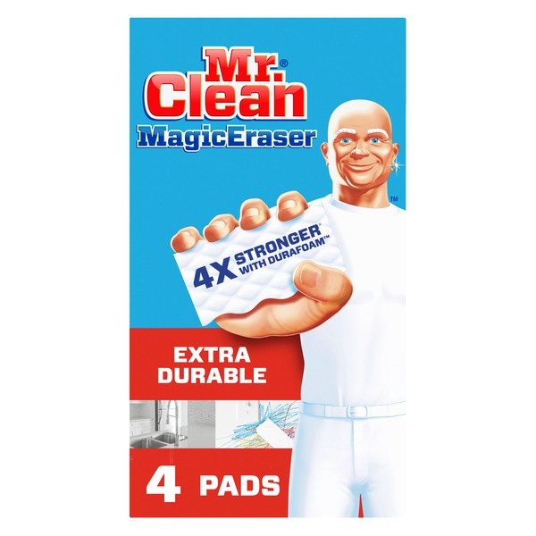Mr. Clean Magic Eraser Extra Durable, 4 ct