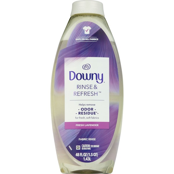 Downy RINSE & REFRESH Laundry Odor Remover and Fabric Softener, Fresh Lavender, 25.5 oz