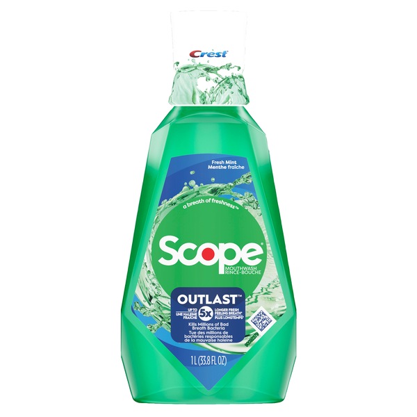 Scope Outlast Mouthwash, Mint