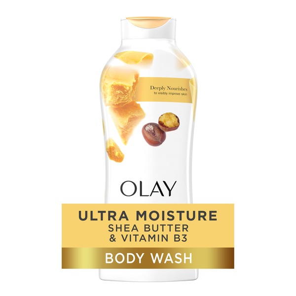 Ultra Moisture Olay Ultra Moisture Shea Butter Body Wash, 22 OZ