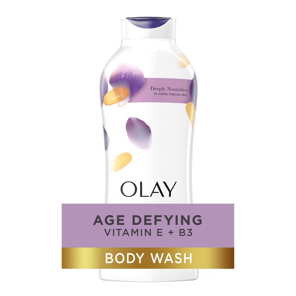 Olay Age Defying Body Wash with Vitamin E, 22 OZ