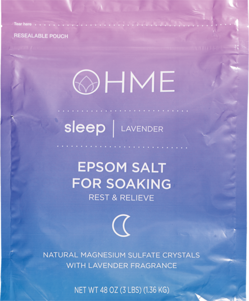 OHME Sleep Bath Epsom Salt, 48 OZ