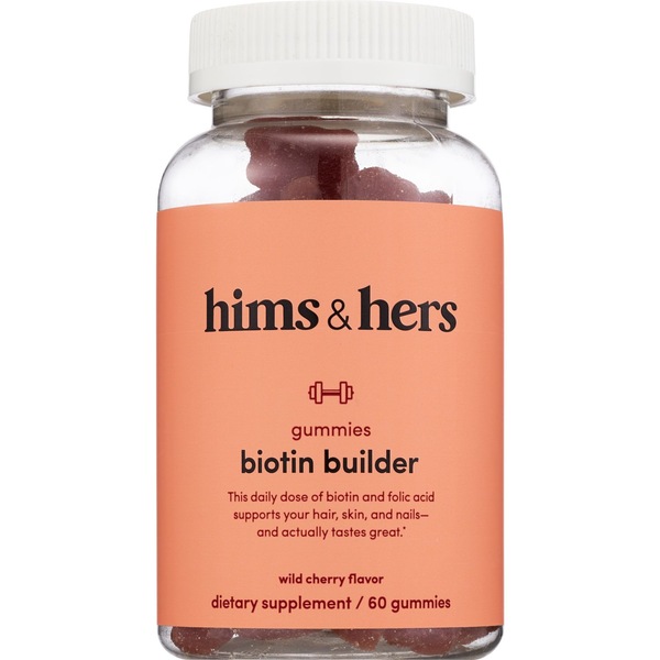 Hims & Hers Biotin Builder Gummy, 60 CT