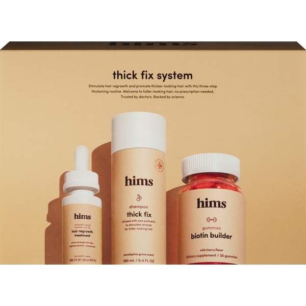 Hims Thick Fix System for Hair Regrowth, 3 CT
