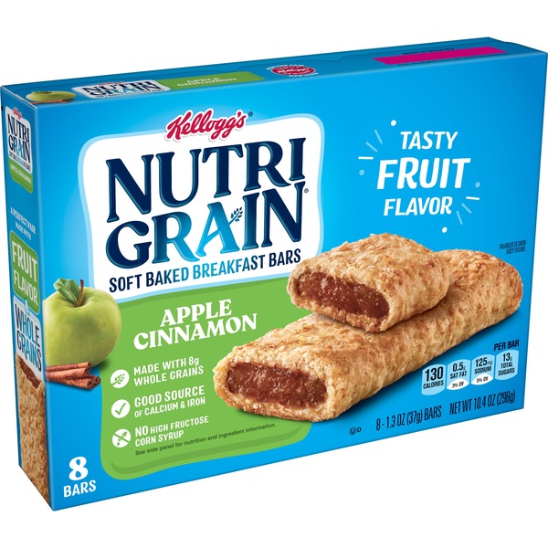 Nutri-Grain Soft Baked Breakfast Bars, 8 ct