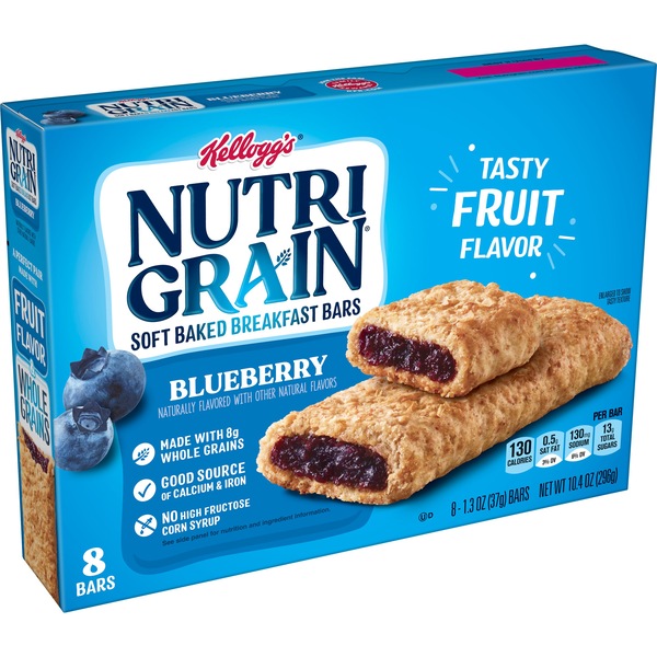 Nutri-Grain Soft Baked Breakfast Bars, 8 ct