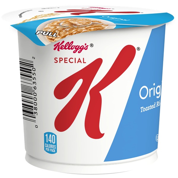 Special K Original Breakfast Cereal Cup, 1.25 OZ
