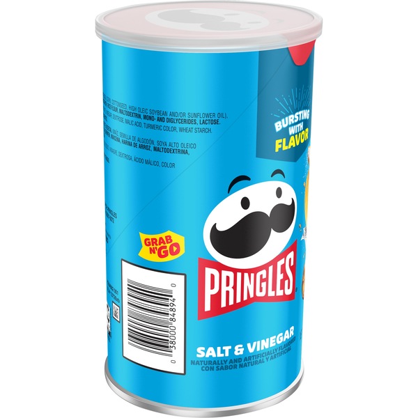 Pringles grab n go chips salt vngr
