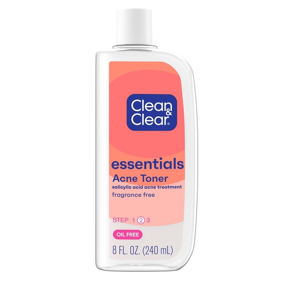 Clean & Clear Essentials - Loción astringente de limpieza profunda, 8 oz
