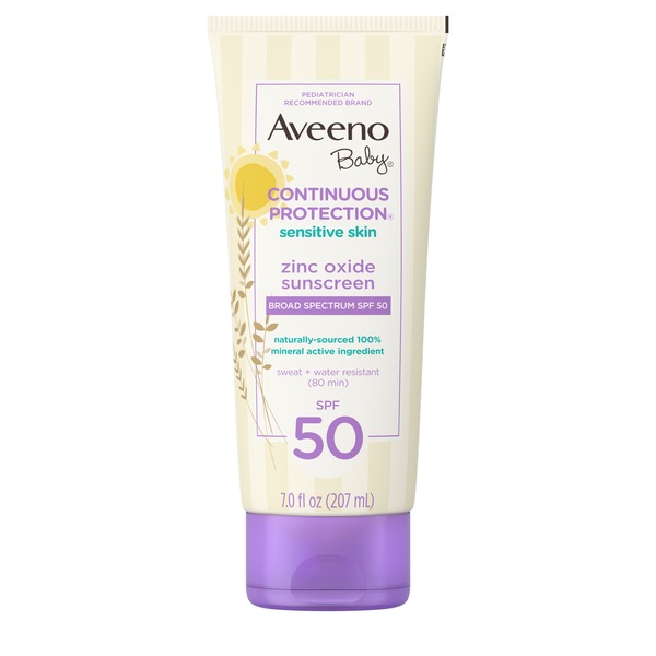 Aveeno Baby Continuous Protection - Protector solar mineral, FPS 50