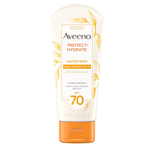 Aveeno Protect + Hydrate Lotion Sunscreen With SPF 30, 3 OZ