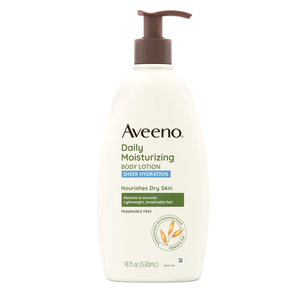 Aveeno Sheer Hydration Daily Moisturizing Dry Skin Lotion
