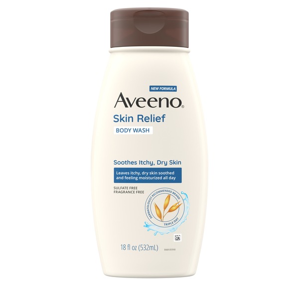Aveeno Skin Relief Fragrance-Free Body Wash for Dry Skin