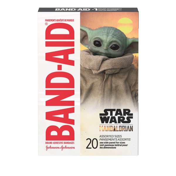 Band-Aid Brand Adhesive Bandages, Star Wars The Mandalorian