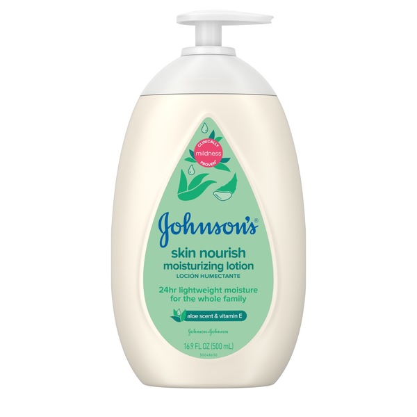 Johnson's Skin Nourish Moisturizing Lotion, 16.9 FL OZ