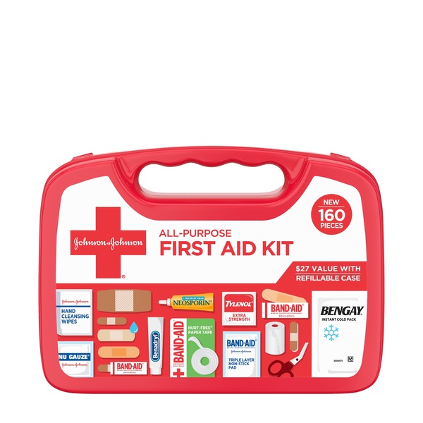 Johnson & Johnson - Kit de primeros auxilios, multiuso