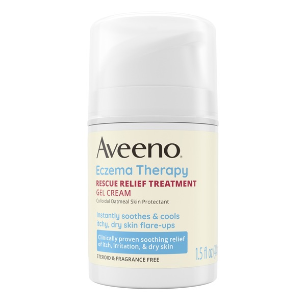 Aveeno Eczema Therapy Rescue Relief Treatment Gel Cream, 1.5 FL OZ