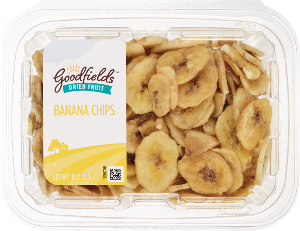 Goodfields Dried Banana Chips, 10 oz