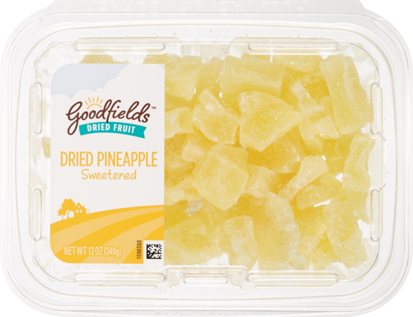 Goodfields Dried Pineapple Chunks, 12 oz