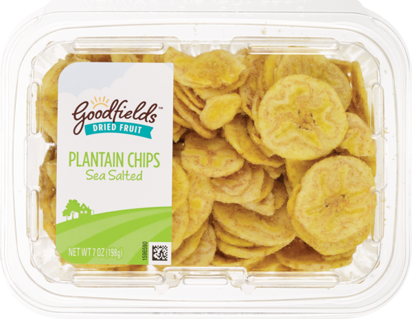 Goodfields Sea Salted Plaintain Chips, 7 oz
