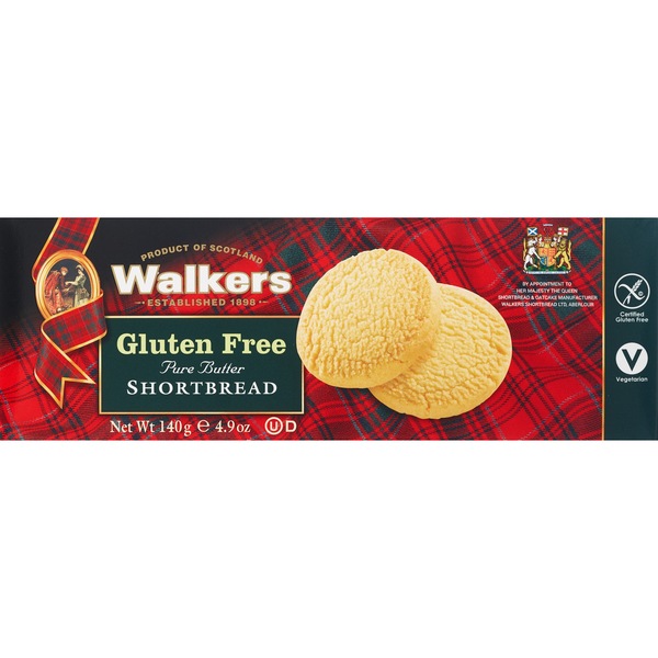 Walker's Shortbread Gluten Free Rounds, 4.9 oz