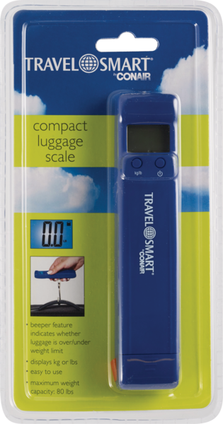 Travel Smart By Conair Compact Luggage Scale