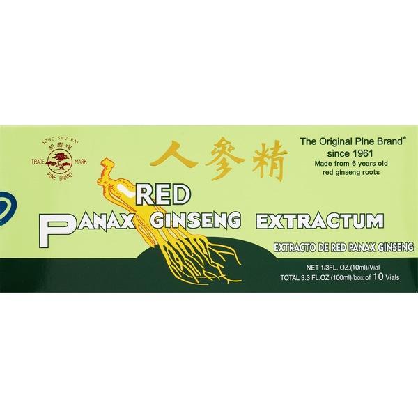 Pine Brand Panax Ginseng Extract, Red, 3.3 OZ