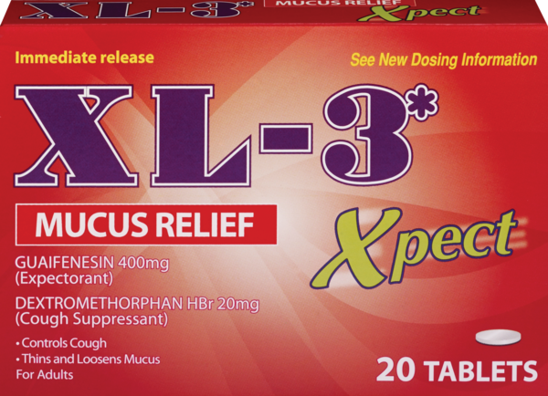 XL-3 Mucus Relief Tablets