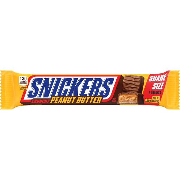 Snickers Peanut Butter Chocolate Candy Bar, 3.56 oz