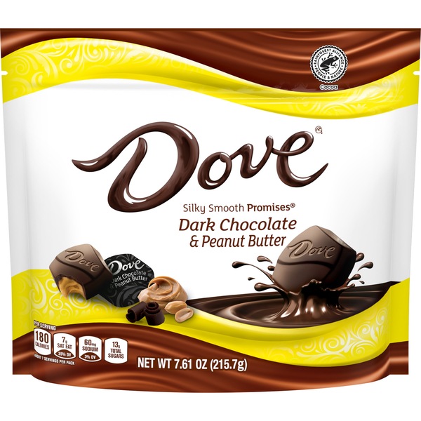Dove Promises Peanut Butter and Dark Chocolate Candy, 7.61 oz