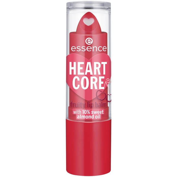 essence Heart Core Fruity Lip Balm, Crazy Cherry 01