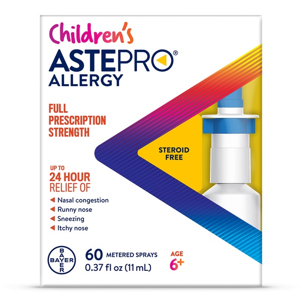 Astepro Children's 24HR Steroid Free Allergy Relief Spray, Azelastine HCl