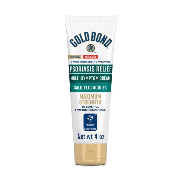 Gold Bond Ultimate Multi-Symptom Psoriasis Relief Cream for Itchy & Scaling Skin, 4 OZ